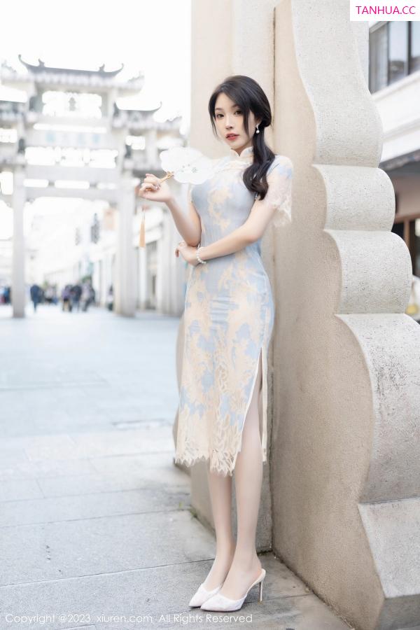 陈芝 芝芝Booty [XiuRen]高清写真图 2023.03.17 No.6434 徐莉芝Booty 旗袍美腿第6张图片